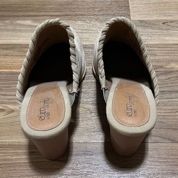 Eurosoft by Sofft Women's Sandy Mule‎ Shoe Mist Grey Suede Size 10M - Picture 6 of 11